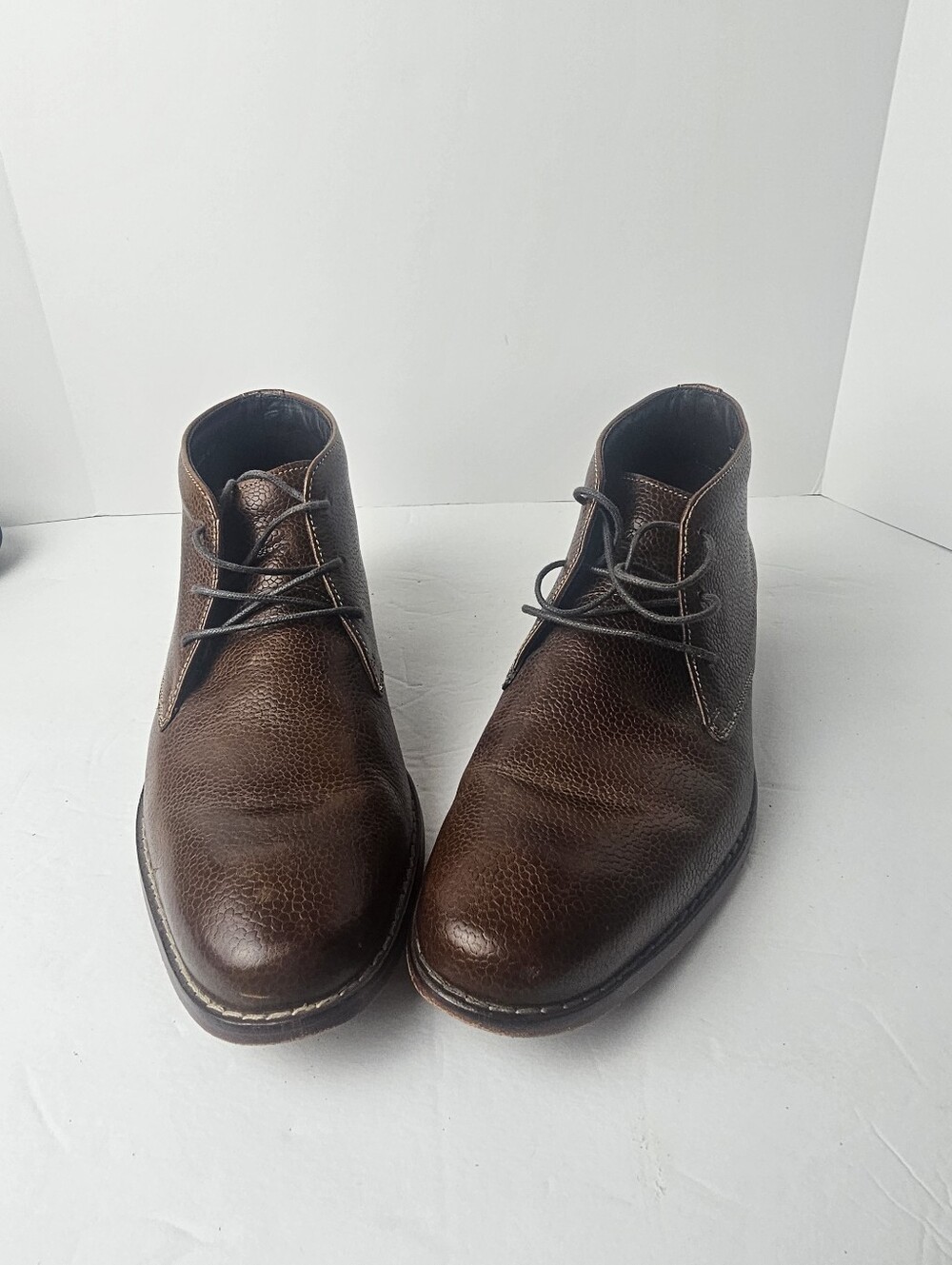 Cole Haan Air‎ Colton Chukka Boots Textured Grain Finish 8.5M Lace Up Style Prep